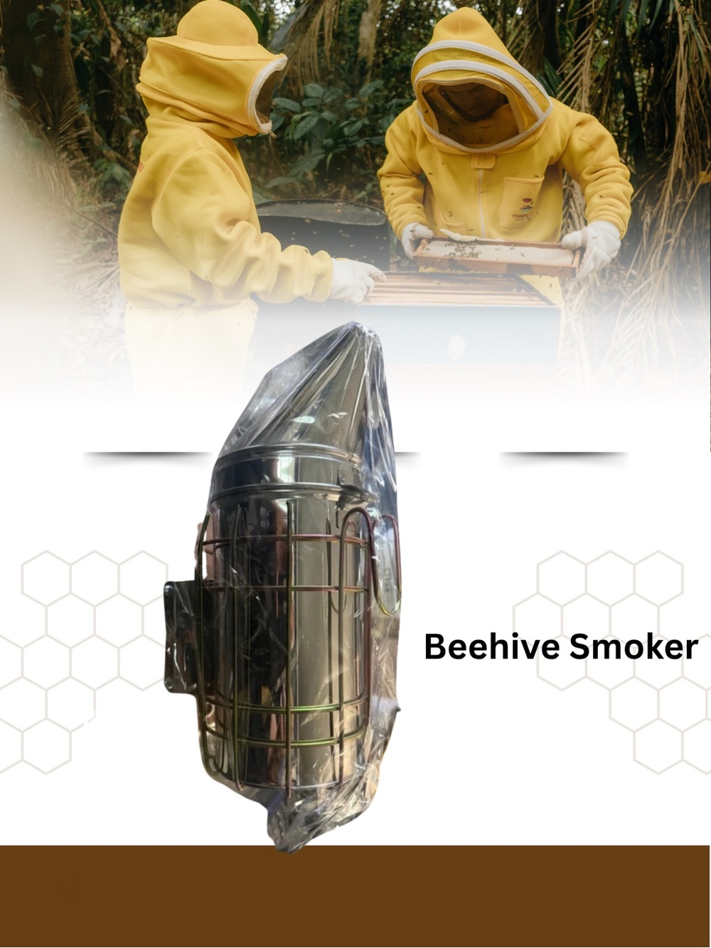 Unk Stainless Steel Beehive Smoker - Silver
